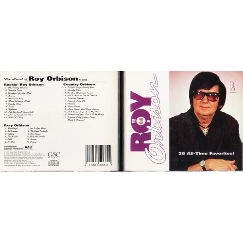 Thirty Six All Time Greatest ~ Roy Orbison ~ Country Rock ~ 3 CDs ~ Used VG