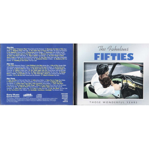 Fabulous Fifties Those Wonderful Years ~ Various ~ Classic Rock ~ 3 CDs ~ VG