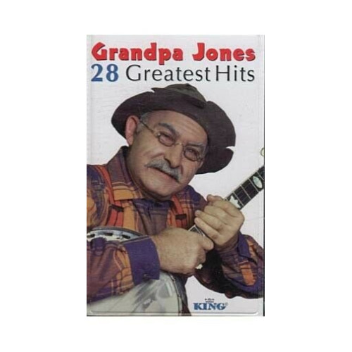 Grandpa Jones ~ 28 Greatest Hits ~ Bluegrass ~ Country ~ Cassette ~ Good
