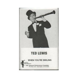 When You're Smiling ~ Ted Lewis ~ Swing ~ Pop ~ Cassette ~ Good