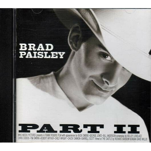 Part II ~ Brad Paisley ~ Contemporary Country ~ CD ~ Used VG