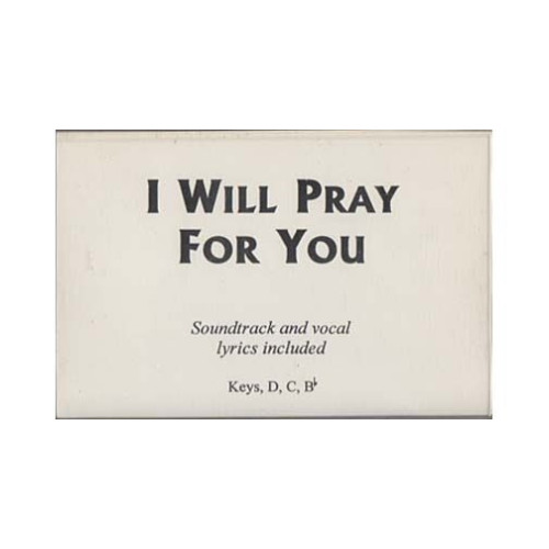 I Will Pray For You ~ Christian ~ Gospel ~ Karaoke ~ Cassette ~ Good