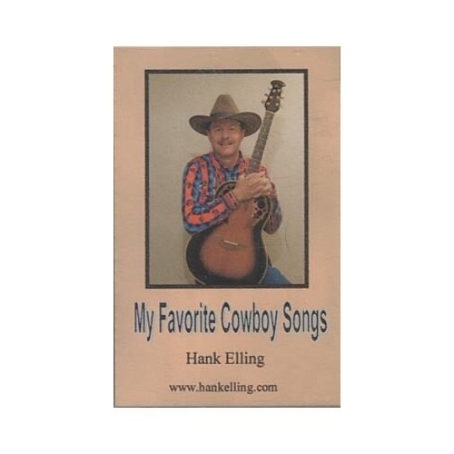 My Favorite Cowboy Songs ~ Hank Elling ~ Country ~ Cassette ~ Good