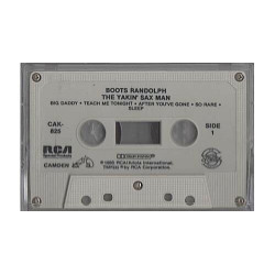 The Yakin' Sax Man ~ Boots Randolph ~Saxophone ~ Cassette ~ Acceptable