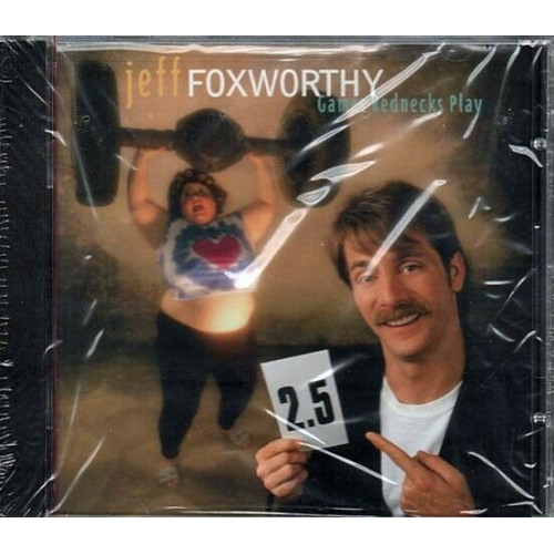 Games Rednecks Play ~ Jeff Foxworthy ~ Country ~ Comedy ~ Humor ~ CD ~ New