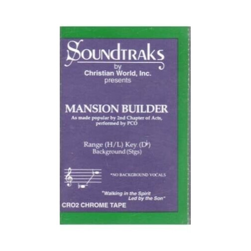 Mansion Builder ~ Soundtraks ~ Christian ~ Gospel ~ Karaoke ~ Cass ~ Good