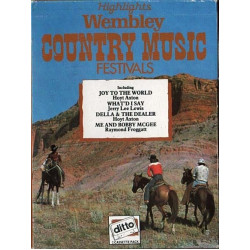 Highlights From The Wembley Country Music Festivals, 2-Pack Cassettes ~ Used VG