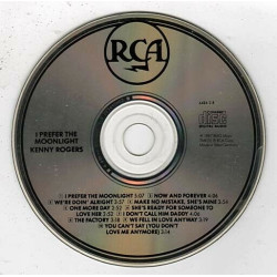 I Prefer Moonlight ~ Kenny Rogers ~ Contemporary Country ~ CD ~ Acceptable