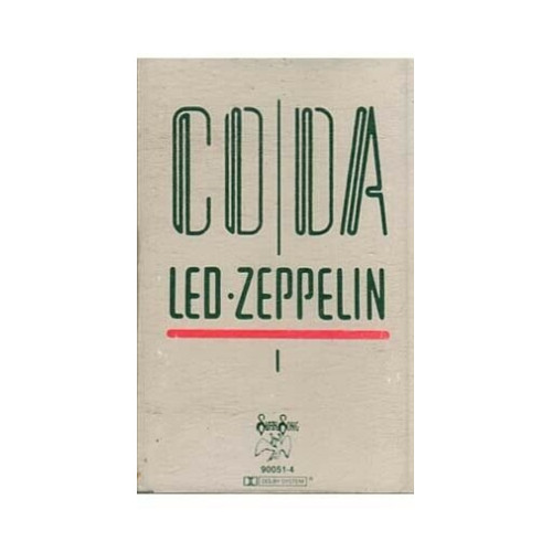 Coda ~ Led Zeppelin ~ Hard Rock ~ Cassette ~ Good