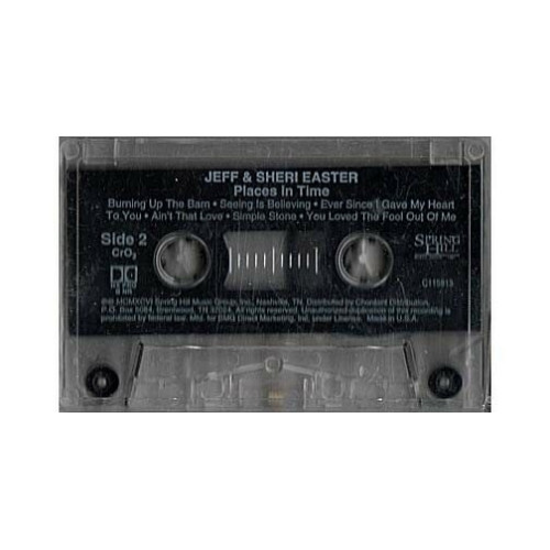 Places In Time ~ Jeff And Sheri Easter ~ Christian ~ Gospel ~ Cassette ~ Accepta