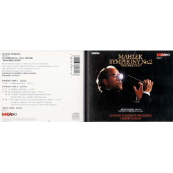 Mahler: Symphony No. 2 - Resurrection ~ Gustav Mahler ~ Classical ~ 2 CDs ~ VG