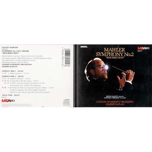 Mahler: Symphony No. 2 - Resurrection ~ Gustav Mahler ~ Classical ~ 2 CDs ~ VG