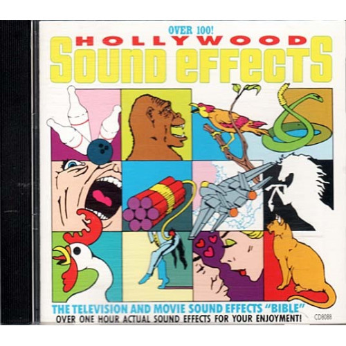 Sound Effects: Hollywood Style ~ Hollywood Sound Effects ~ CD ~ Used VG