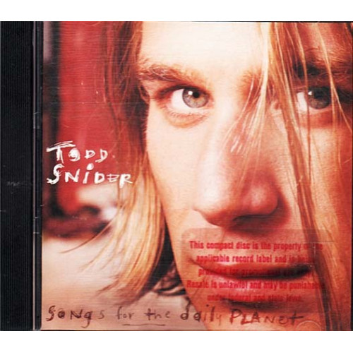 Songs For The Daily Planet ~ Todd Snider ~ Jazz - Blues ~ CD ~ Good