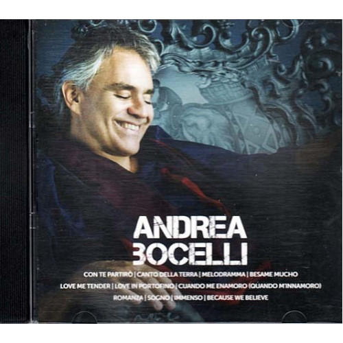 Icon ~ Andrea Bocelli ~ Classical ~ CD ~ Good