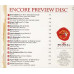 Encore Preview Disc / RCA Victor Red Seal ~ Various ~ Classical ~ CD ~ Good Encore Preview Disc / RCA Victor Red Seal ~ Various ~ Classical ~ CD ~ Good