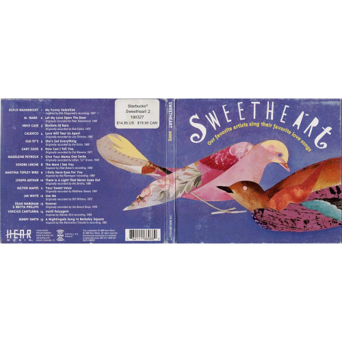 Sweetheart: Favorite Artists Sing Favorite Love Songs ~ Jazz - Blues ~ CD ~ VG