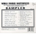 World Famous Masterpieces ~ World Famous Masterpieces ~ Classical ~ CD ~ Good