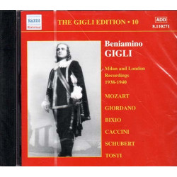 Gigli Edition 10 / Recordings 1938-1940 ~ Beniamino Gigli ~ Classical ~ CD New