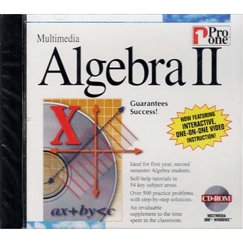 Alebra II ~ Pro 1 Software ~ Instructional ~ CD ~ New