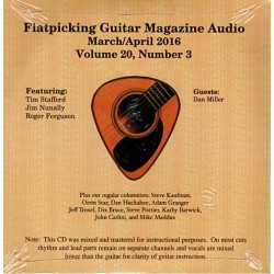 Flatpicking Guitar Mag mar/Apr 2016 ~ Various Artists ~ Folk & Country ~ CD New