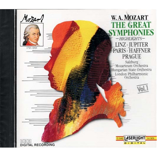 Great Symphonies Hightlights Vol 1 ~ Wolfgang Amadeus Mozart ~ Classical CD New