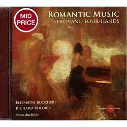 Romantic Music For Piano Music Four-Hands ~ Elizabeth Buccheri ~Classical CD New