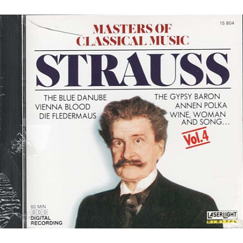 Masters Of Classical Music, Vol.4: ~ Johann Strauss Jr. ~ Classical ~ CD ~ New