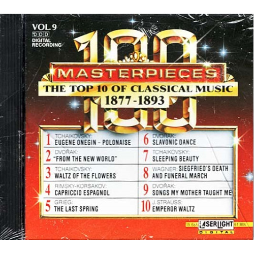 100 Masterpieces Vol.9 - The Top 10 Of Classical Music 1877-1893 ~ CD ~ New
