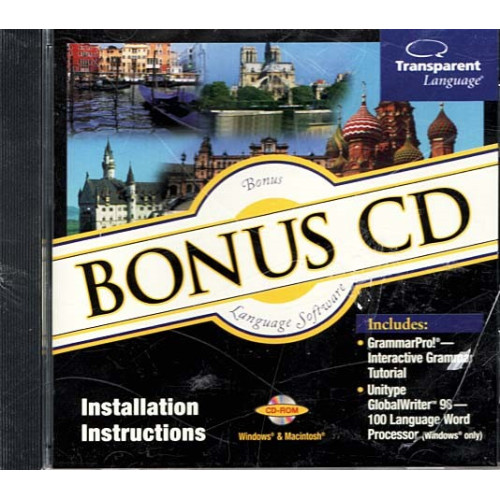 Bonus CD ~ Bonus Language Software ~ Non-Music ~ CD ~ New