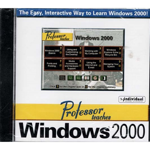 Professor Teaches Windows 2000 ~ Various Artists ~ Instructional ~ CD ~ New