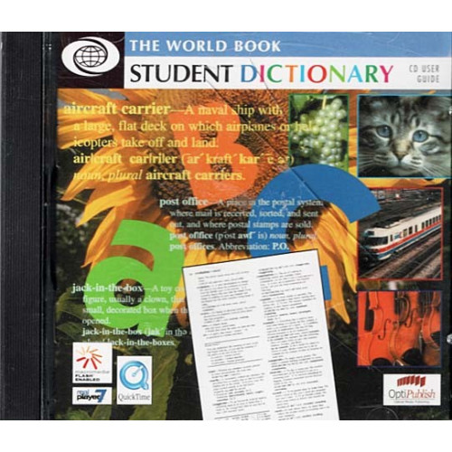 The World Book Student Dictionary ~ World Book Inc. ~ Instructional ~ CD ~ New