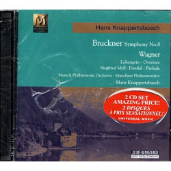 Knappertsbusch Conducts Bruckner and Wagner ~ Bruckner ~ Classical ~ 2 CDs ~ New