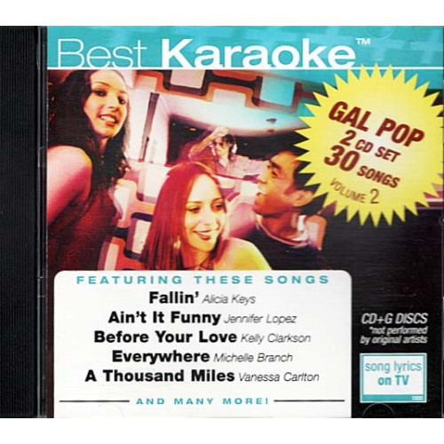 Gal Pop Vol 2 ~ Best Karaoke ~ Christmas ~ 2 CDs ~ Used VG