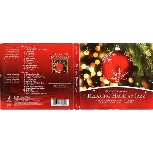 Relaxing Holiday Jazz ~ Ed Smith ~ Christmas ~ 2 CDs ~ Good