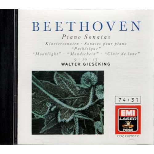 Piano Sonatas ~ "PathΘtique" ò "Moonlight" more ~ Beethoven ~ CD ~ VG