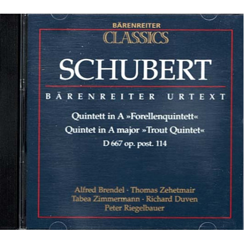 Quintet in A Major: Trout ~ Schubert ~ Classical ~ CD ~ Used VG