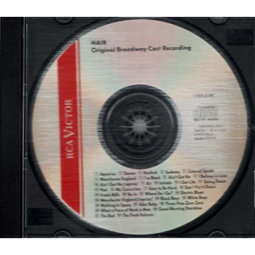 Hair - Original Broadway Cast ~ Various Artists ~ Rock ~ CD ~ Acceptable