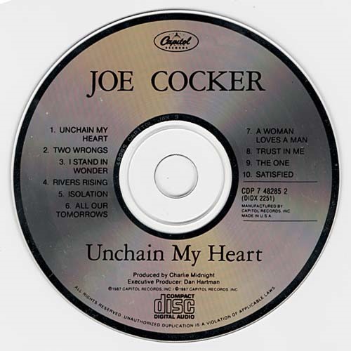 Unchain My Heart ~ Joe Cocker ~ Rock ~ CD ~ Acceptable
