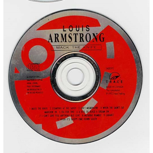 Mack The Knife ~ Louis Armstrong ~ Jazz ~ CD ~ Acceptable