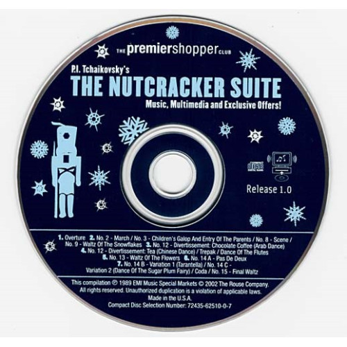 The Nutcracker Suite ~ Premier Shopper ~ Classical ~ CD ~ Acceptable