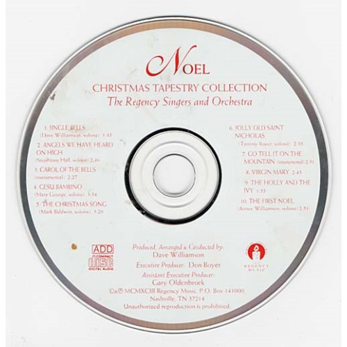 Noel ~ The Regency Singers And Orchestra ~ Classical ~ CD ~ Acceptable