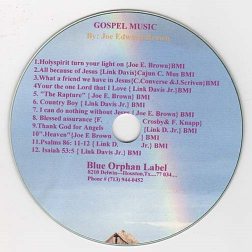 Gospel Music ~ Joe Edward Brown ~ Christian ~ CD ~ Acceptable
