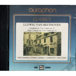 Symphonie No. 5 En Ut Mineur - Concerto Pour Piano No. 1 ~ Beethoven ~ CD ~ VG