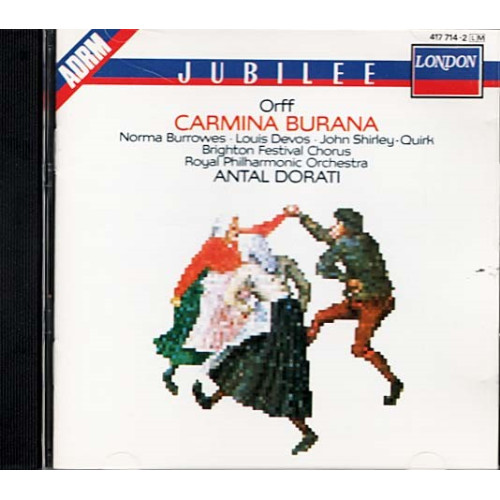 Carmina Burana ~ Carl Orff ~ Classical ~ CD ~ Good