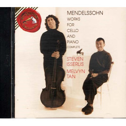 Felix Mendelssohn-Bartholdy, Works For Cello And Piano ~ Steven Isserlis ~ CD VG