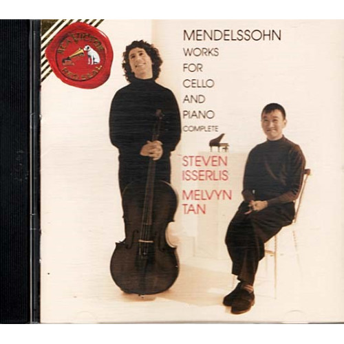 Felix Mendelssohn-Bartholdy, Works For Cello And Piano ~ Steven Isserlis ~ CD VG