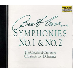 Symphonies No. 1 & No. 2 ~ Ludwig van Beethoven ~ Classical ~ CD ~ Used VG