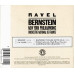 Leonard Bernstein conducts Ravel : Bolero / Daphnis Et Chloe Suite 2 ~ CD ~ Good