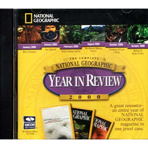 Year in Review 2000 ~ National Geographic ~ Non-Music ~ CD ~ Used VG